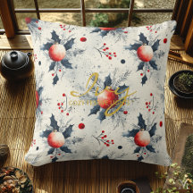 Pillow de Navidades personalizados con nombre y ci