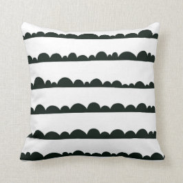 Cojín Decorativo Pillow de nubes negras y blancas