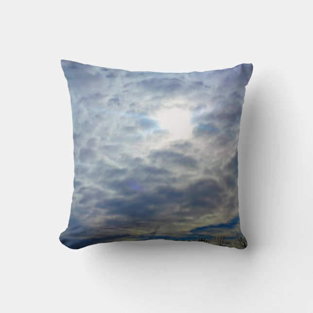 Cojín Decorativo Pillow de nubes solares (Anverso)