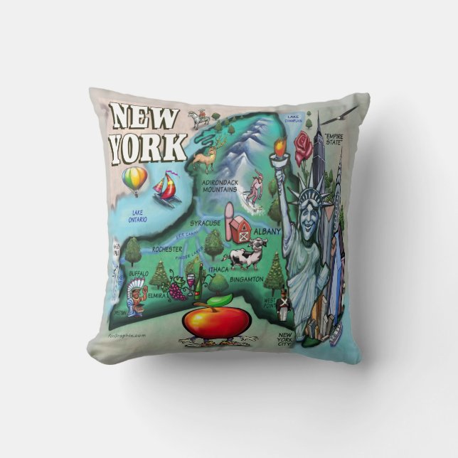Cojín Decorativo Pillow de Nueva York (Anverso)