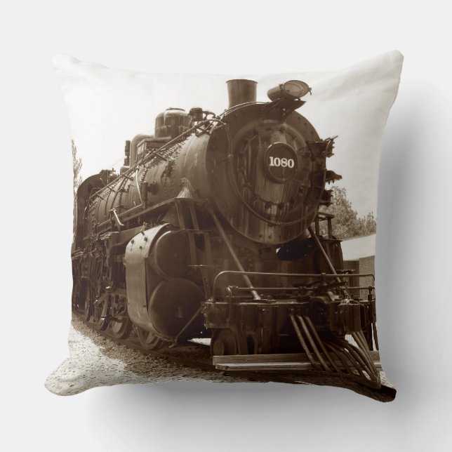Cojín Decorativo Pillow de opciones de imagen de tren 10-12 (Anverso)