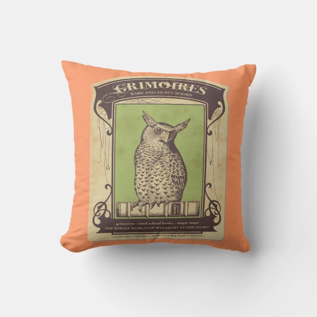 Cojín Decorativo Pillow de Owl Grimoires (Anverso)