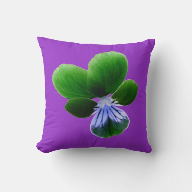 Cojín Decorativo Pillow de Pansy Verde (Anverso)