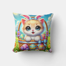 Pillow de Pascua Purr-fecto