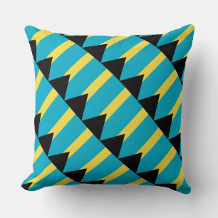 Cojín Decorativo Pillow de Paul McGehee "Bandera de las Bahamas"