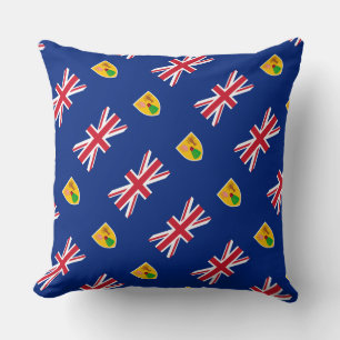 Cojín Decorativo Pillow de Paul McGehee "Bandera de las Islas Turca