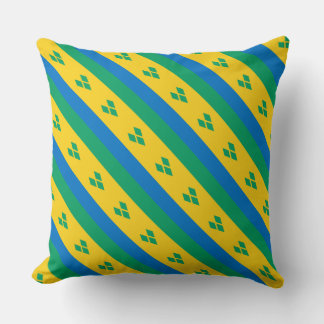 Cojín Decorativo Pillow de Paul McGehee "Bandera de San Vicente y l