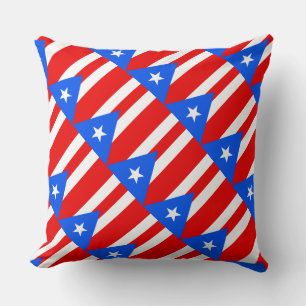 Cojín Decorativo Pillow de Paul McGehee "Bandera Puertorriqueña"