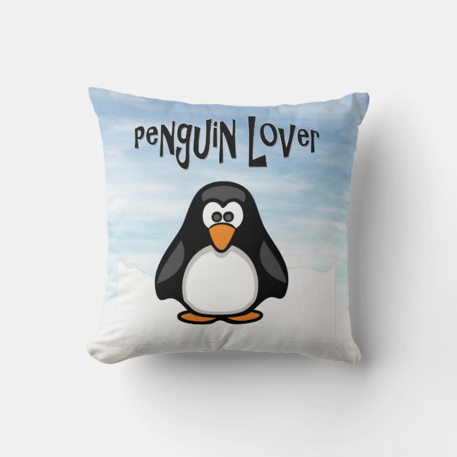 Cojín Decorativo Pillow de Penguin Lover (Anverso)