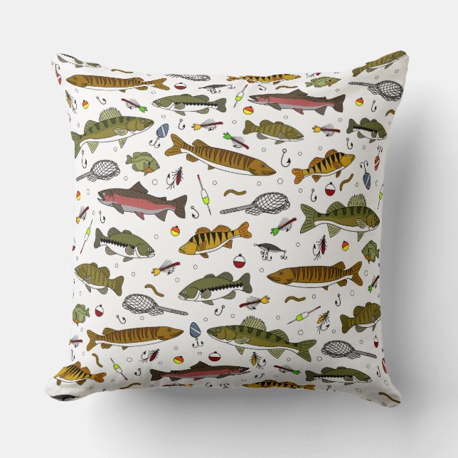 Cojín Decorativo Pillow de pesca de papá (Anverso)