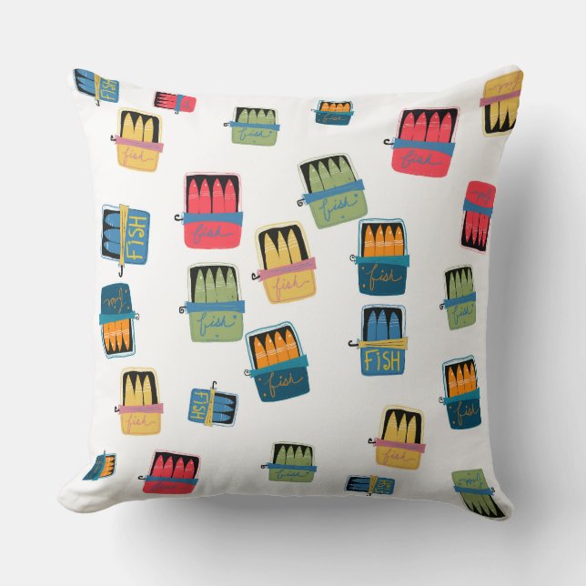 Cojín Decorativo Pillow de pescado picado (Anverso)