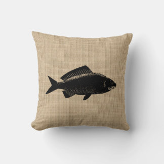 Cojín Decorativo Pillow de pez vintage