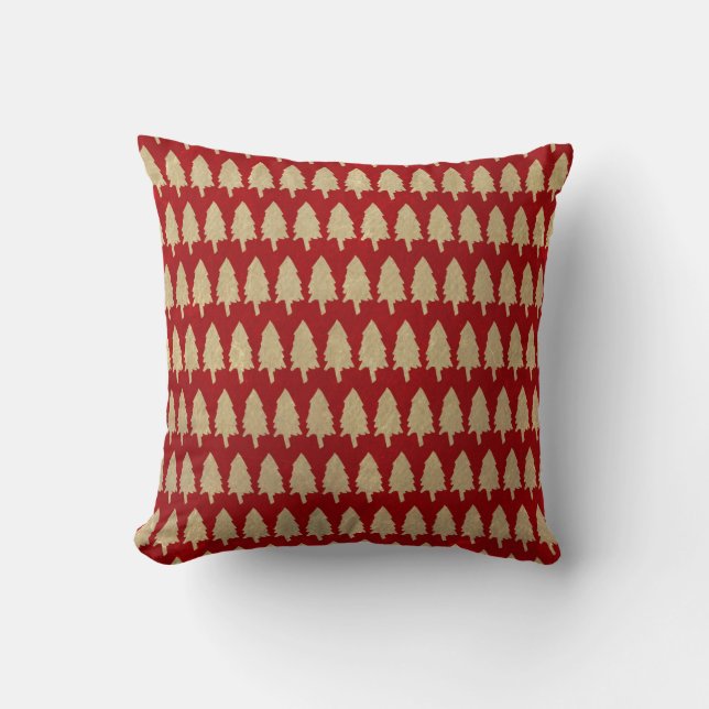 Cojín Decorativo Pillow de pinos rústicos de bosque (Anverso)