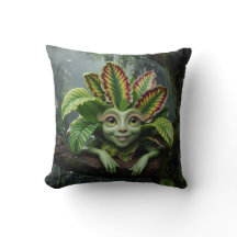 Pillow de planta tropical
