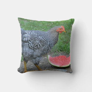 Cojín Decorativo Pillow de pollo y sandía