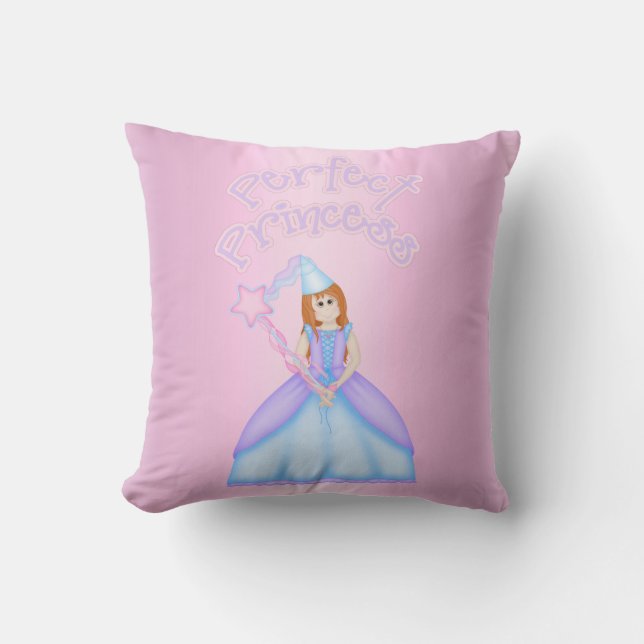 COJÍN DECORATIVO PILLOW DE PRINCESA PERFECTO (Anverso)