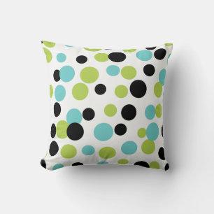 Cojín Decorativo Pillow de puntos de oliva retro