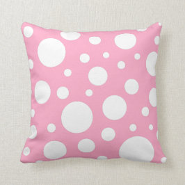 Cojín Decorativo Pillow de puntos rosados