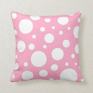 Cojín Decorativo Pillow de puntos rosados