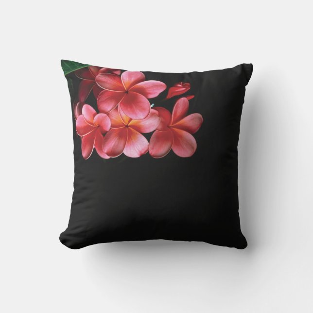 Cojín Decorativo Pillow de Red Frangipani (Anverso)