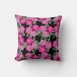 Cojín Decorativo Pillow de rosas rosadas