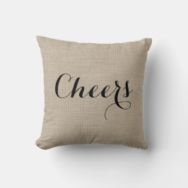 Cojín Decorativo Pillow de Saludos Rústicos