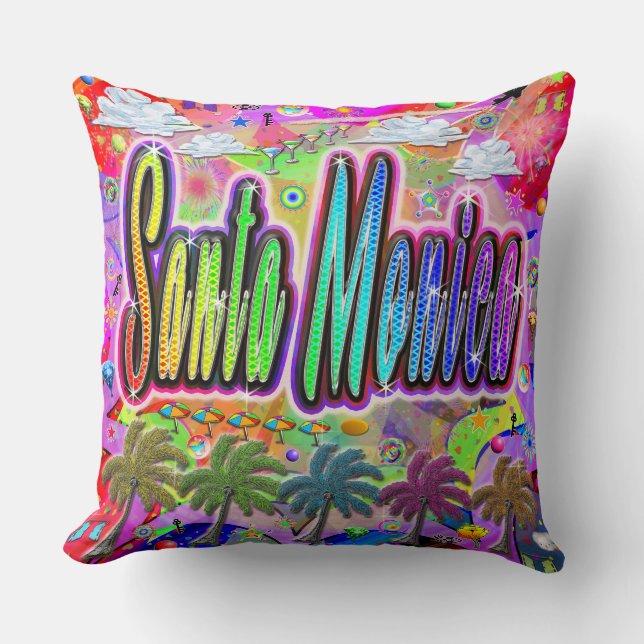 Cojín Decorativo Pillow de Santa Monica Vista Express (Anverso)