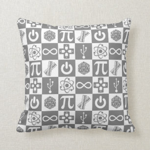 Cojín Decorativo Pillow de símbolos geek