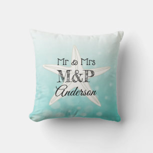 Cojín Decorativo Pillow de Starfish Beach personalizado