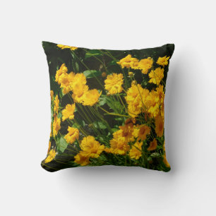 Cojín Decorativo Pillow de Sunburst Sunflower (Coreopsis)