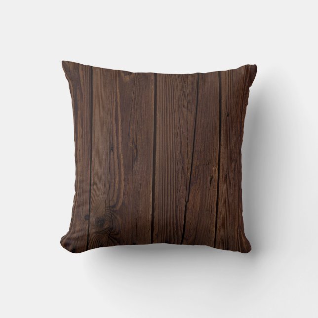Cojín Decorativo Pillow de tableros de madera (Anverso)