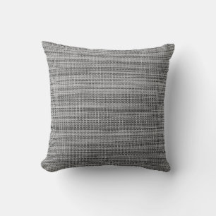 Cojín Decorativo Pillow de tela gris falsa - moderno