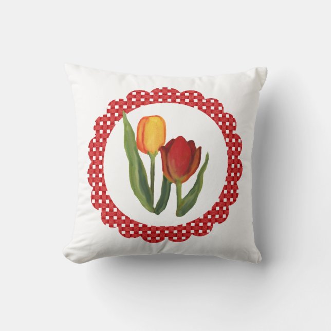 Cojín Decorativo Pillow de Tulips del País (Anverso)