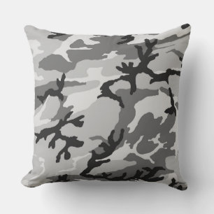 Cojín Decorativo Pillow de un camo gris urbano
