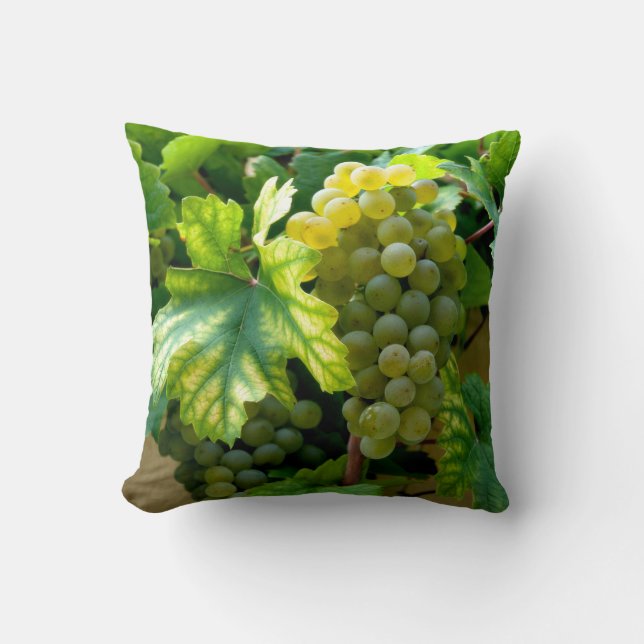 Cojín Decorativo Pillow de uvas de vino (Anverso)