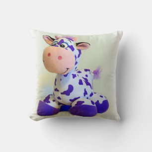 Cojín Decorativo Pillow de vaca morada