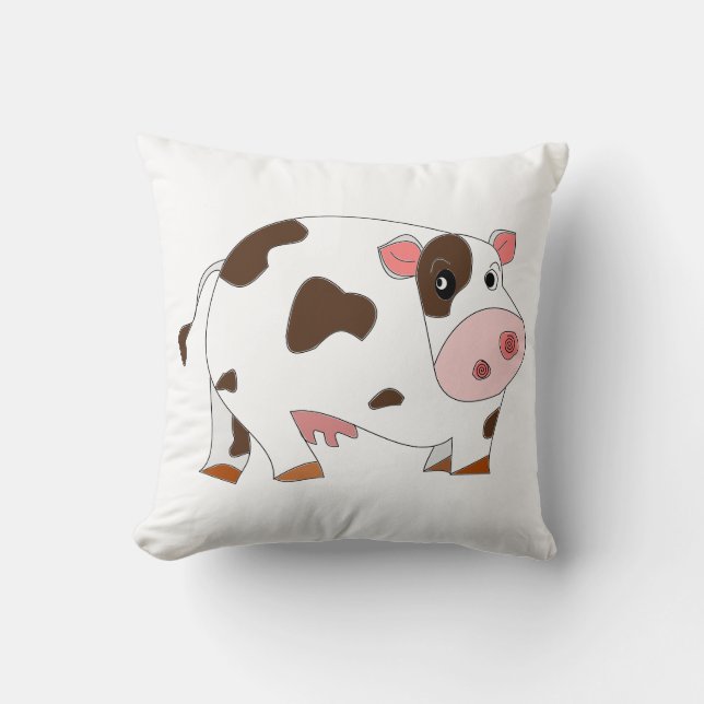 Cojín Decorativo Pillow de vaca pequeña (Anverso)