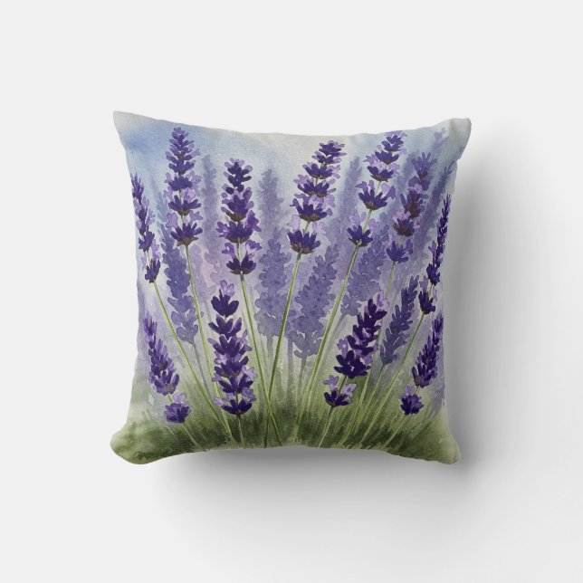 Cojín Decorativo Pillow de verano de Lavender (Anverso)