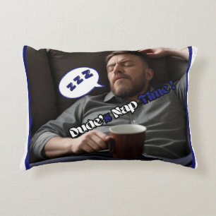 Cojín Decorativo Pillow del acento del tiempo de la siesta del tío