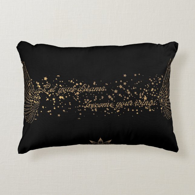 Cojín Decorativo Pillow del acento Dream Wings (Anverso)