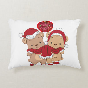 Cojín Decorativo Pillow del acento navideño del ferry festivo