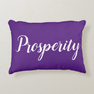 Cojín Decorativo Pillow del acento "Prosperidad" de Feng Shui