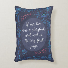 Cojín Decorativo Pillow del amor del libro de cuentos
