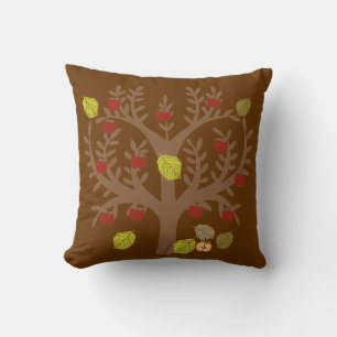 Cojín Decorativo Pillow del árbol de manzanas de otoño