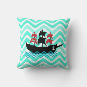 Cojín Decorativo Pillow del barco pirata