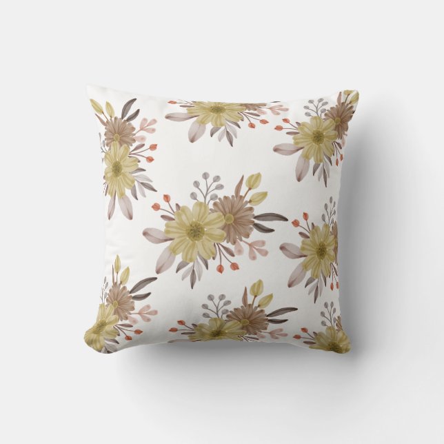 Cojín Decorativo Pillow del Bouquet otoñal (Anverso)