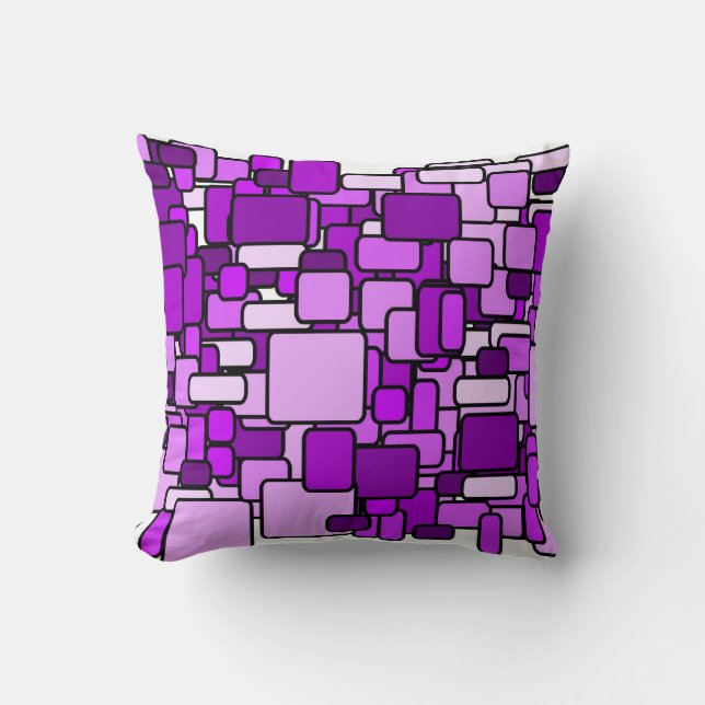 Cojín Decorativo Pillow del caos rosado (Anverso)