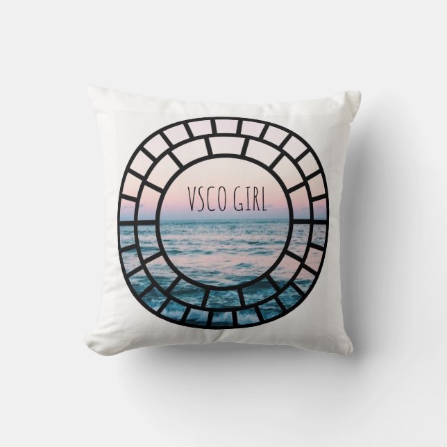 Cojín Decorativo Pillow del Chica VSCO (Anverso)