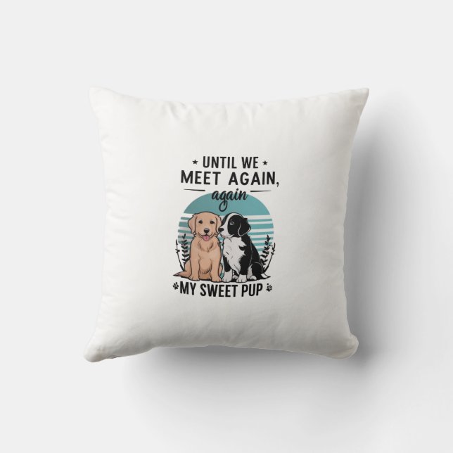 Cojín Decorativo Pillow del cielo del perro (Reverso)