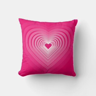 Cojín Decorativo Pillow del corazón rosado